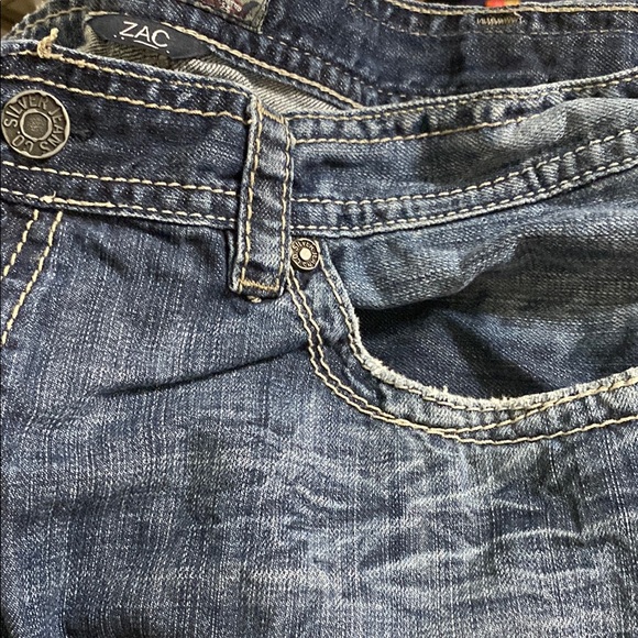 Silver Jeans Co. Zac Blue Denim Jeans - Picture 1 of 6